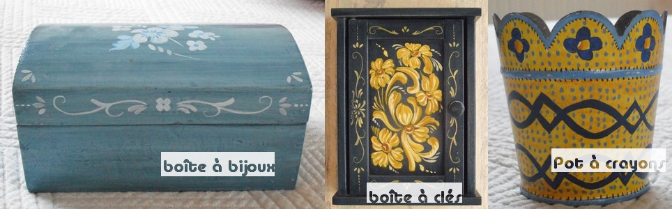 Les bo&icirc;tes d&eacute;cor&eacute;es
