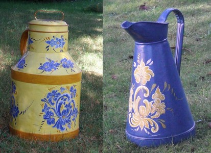 les pots d&eacute;cor&eacute;s